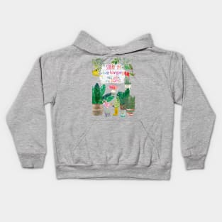 Sorry I'm busy hanging out with my plants Kids Hoodie